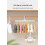 (Yellow)Contemporary Plastic Clothes Hanger With Windproof Clips For Garment Storage Accessory 5