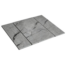 Tapis de Séchage pour Grandes Assiettes, Adapté pour les Plans de Travail de Cuisine, Pliable, à Séchage Rapide, en Terre de Diatomée Élégante