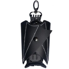 Bat Coin Wallet, Handmade Bat Shaped Winged Coin Wallet, Gothic Leather Bat Wing Keychain Wallet, Used for Belt Loops