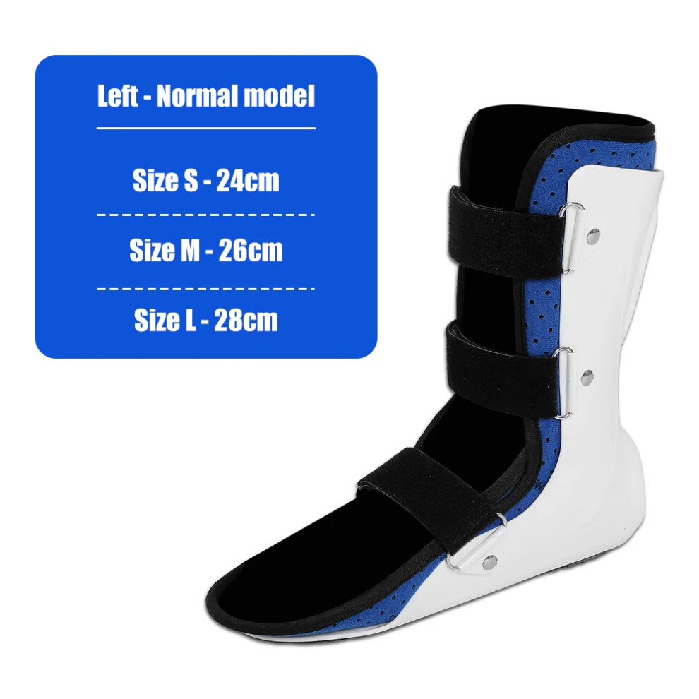 Stoyotu (Left, L) Drop Foot Stabilizer Brace, Ankle Brace Support Drop Foot Brace For Adult Fix Splint-Foot Drop Splint Guard Sprain Protector