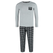 Outdoor Life Men's Long Sleeve and Flannel Pant Pyjama Set