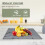 Large Stone Dish Drying Mat, Suitable for Kitchen Countertops, Foldable, Quick-Drying, Stylish Diatomaceous Earth 1