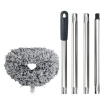 1 Set Deckenventilator Reiniger Staubwedel, Staubwedel Länge, zum Reinigen Von Ventilatorblättern, Spinnweben, Wänden, Fenstern & Hohen Decken,