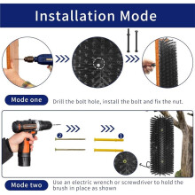 Livestock Scratching Brush Goat Scratcher Tool Full Massage Grooming Brushes for Cow,Cattle,Cow,Sheep, Horses,Pigs, 1Kit