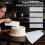 Extra-Tall (20 cm) Adjustable Cake Ring with Scale. Adjustable Stainless Steel Baking Ring (16-30 cm) ,for Baking 4