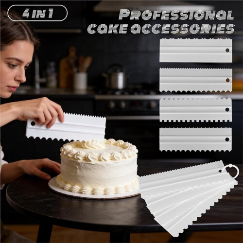 Extra-Tall (20 cm) Adjustable Cake Ring with Scale. Adjustable Stainless Steel Baking Ring (16-30 cm) ,for Baking