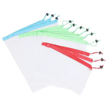EVA Transparent Waterproof Zipper Pouch Travel Cosmetics Organizer Bag 3-Pack