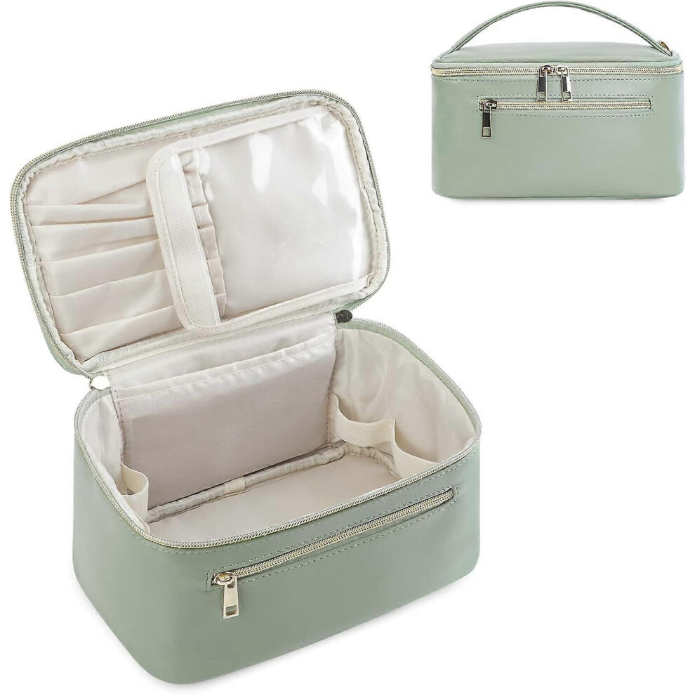 Gray Waterproof Large Travel Toiletry Bag for Business Trips