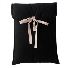 Black 6-Piece Necklace Travel Case - Jewelry Pouch Organizer for Bridesmaid Gifts