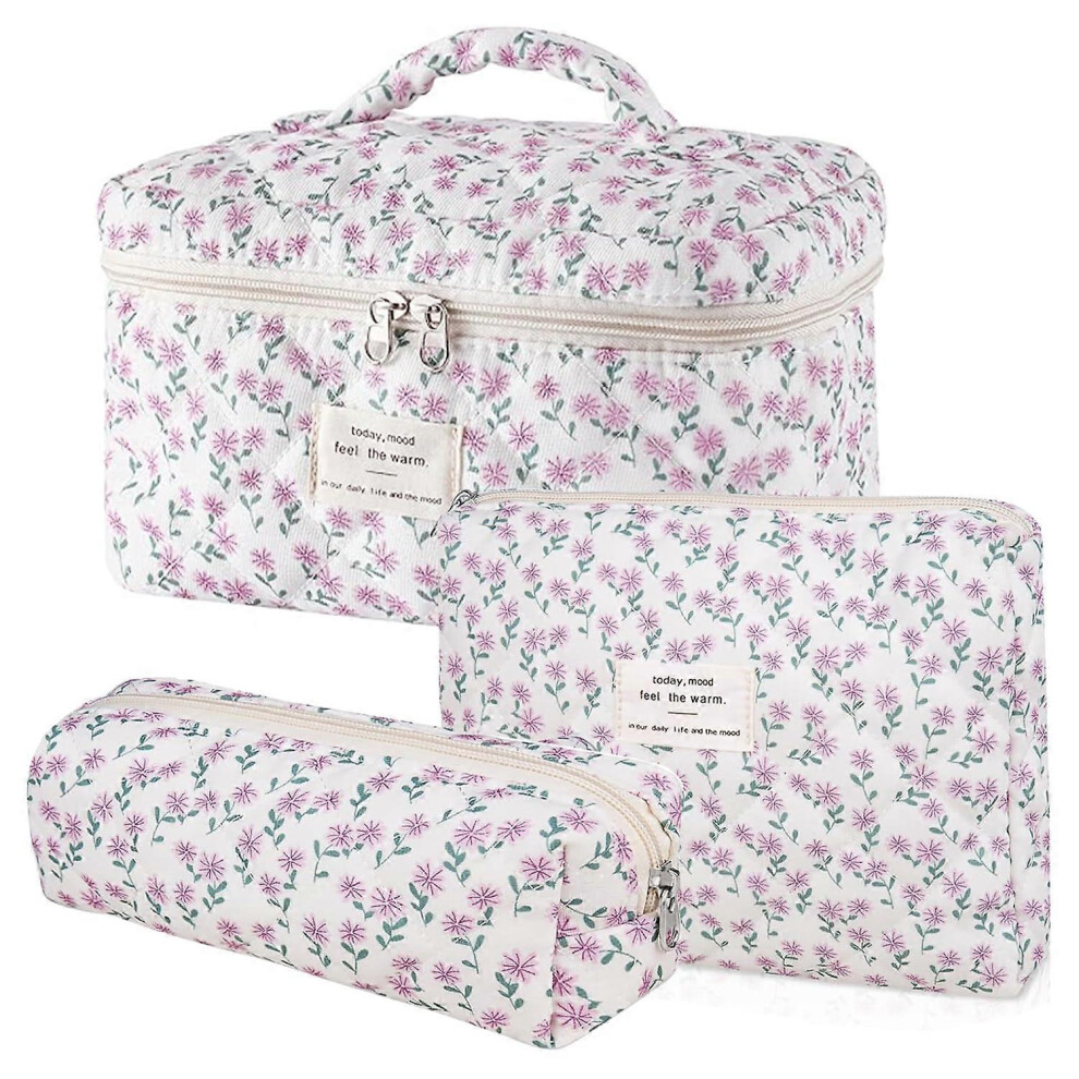 White Clear Transparent Cosmetic Organizer Travel Makeup Train Case Portable Toiletry Bag