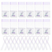 Lavender 15x7.2x0.2cm Eco Reusable Silicone Storage Bags, Vacuum Seal Leak Proof