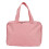 Coral Pink Waterproof Toiletry Bag, Large Wet Dry Separation with Handle 1