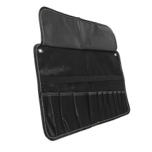2025 Motorcycle Roll Tool Pouch, Large Capacity, Multi Pocket Hanging Bag, Black