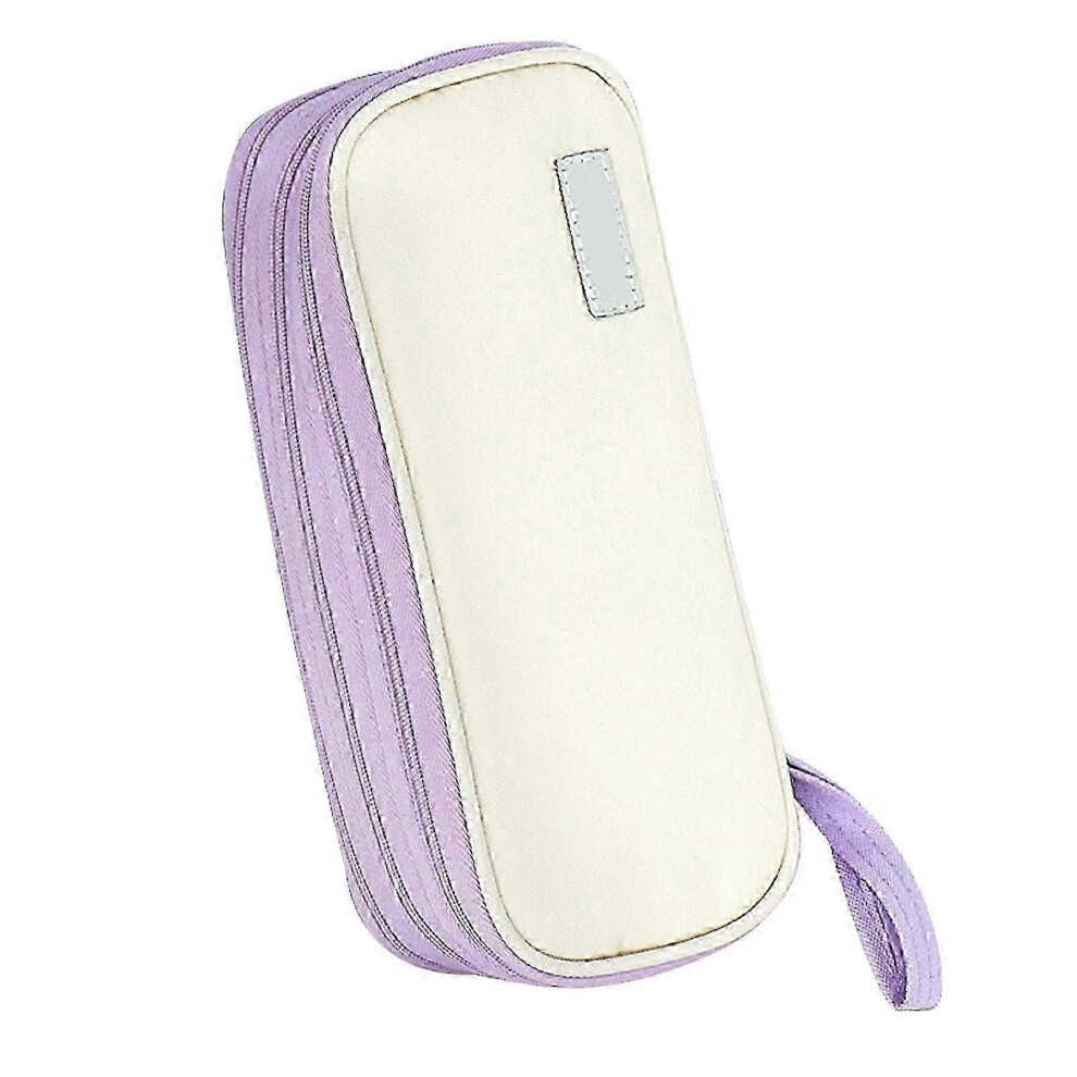 Expandable Multi-Function Zipper Pencil Case for Pens, Stationery & Cosmetics