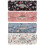 4PCS Embroidered Lipstick Storage Box, Makeup Organizer Bag (Black/White/Blue/Pink) 1
