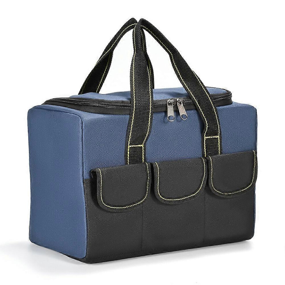 Blue Oxford Electrician Tool Bag, Waterproof Multifunctional Organizer Kit 8103962371132