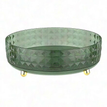 Green360 Rotating Clear Perfume Organizer, Vanity Skincare Stand