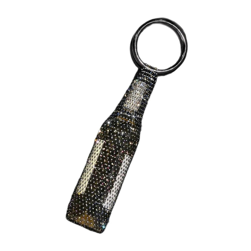 Multicolor Rhinestone Cosmetic Pouch, Sturdy for Makeup & Bottles