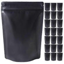 100pcs Clear Resealable Zipper Pouches for Food Storage & Packaging