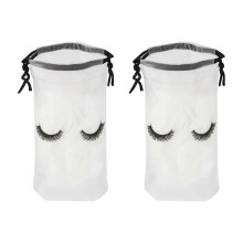 100 Clear Lash Aftercare Bags for Eyelash Extensions - White