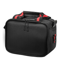 Black FTTH Fiber Optic Tool Kit Bag for VFL Power Meter & Red Light Pen