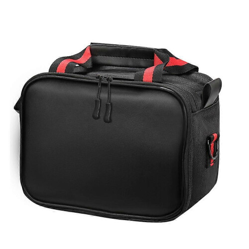 Black FTTH Fiber Optic Tool Kit Bag for VFL Power Meter & Red Light Pen