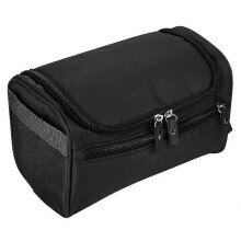 2026 1 unidad Bolsa de viaje portátil impermeable negra, unisex 25x14x15cm