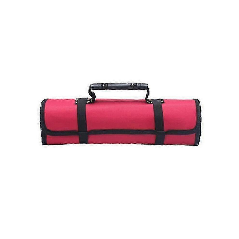8-Slot Chef Knife Roll Bag, Portable Durable Storage Case With Pockets 4011726124563