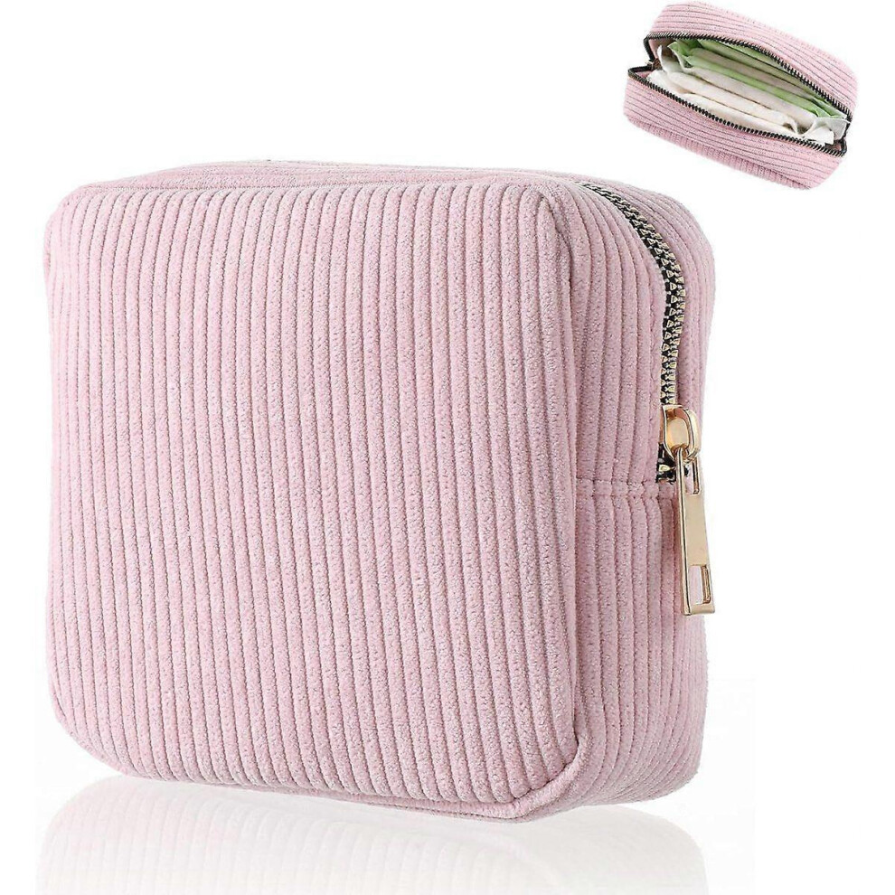 Waterproof Zipper Menstrual Bag Toiletry Case Tampon Holder Cosmetic Pouch