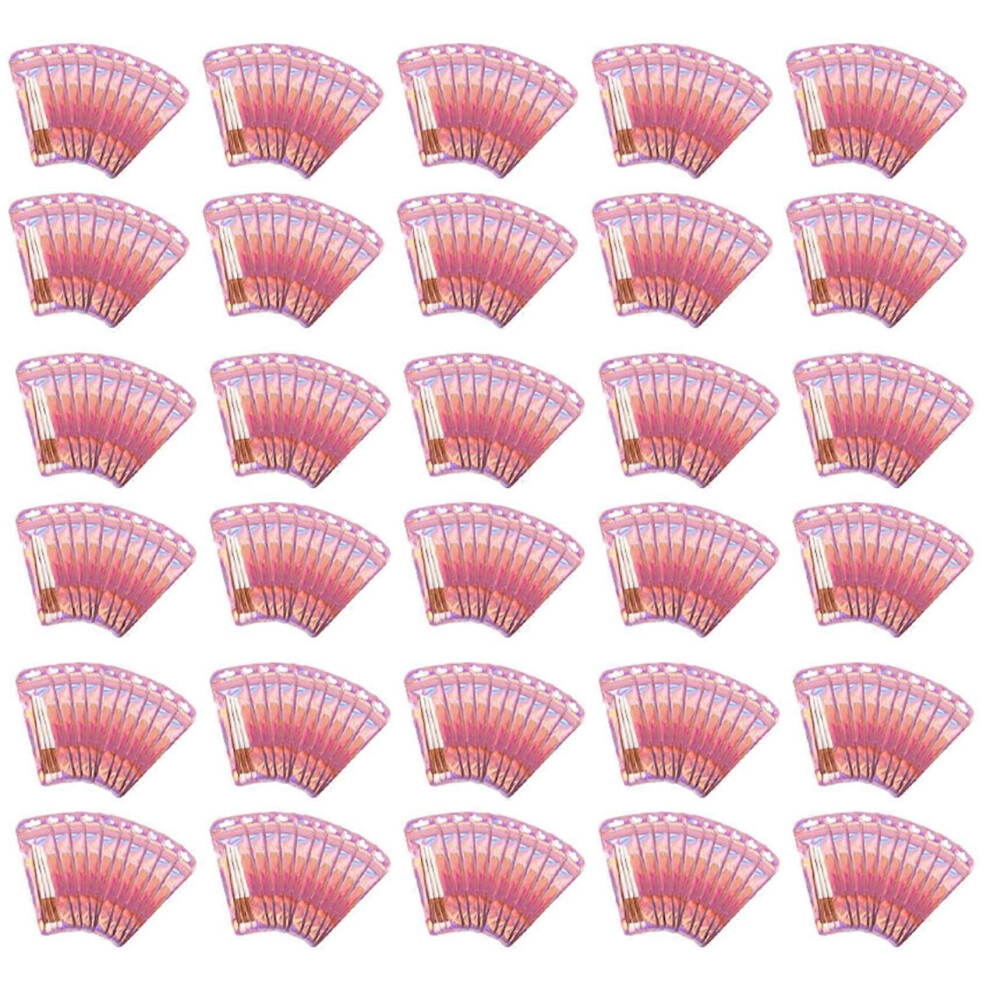 Rose Gold 300 Pcs Holographic Smell Proof Zipper Beadable Storage Bags 7084686390634