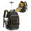 Heavy Duty Rolling Tool Backpack, Removable Insert, Multi-Pocket, Black 1