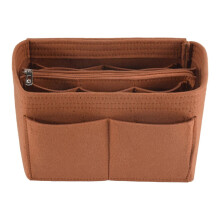 CoffeeHome Felt Purse Organizer Insert Bag Makeup Storage Tote Portable Cosmetic Bag