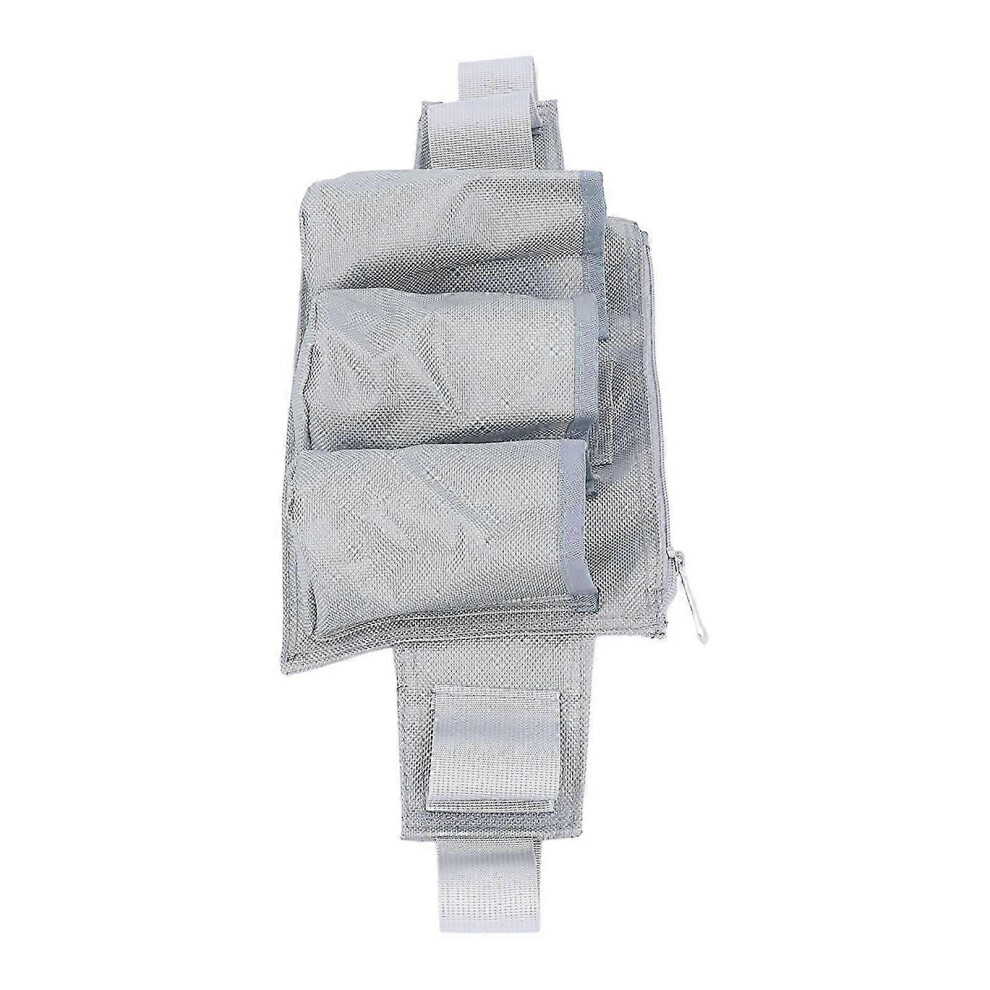 Waterproof Oxford Cloth Waist Bag, Gray Storage Pouch For Garden & Craft 8169187300913