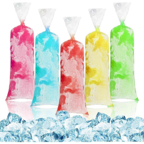 Transparente Eisbeutel für 500 Stück – 4x12 mexikanische Eisformen
