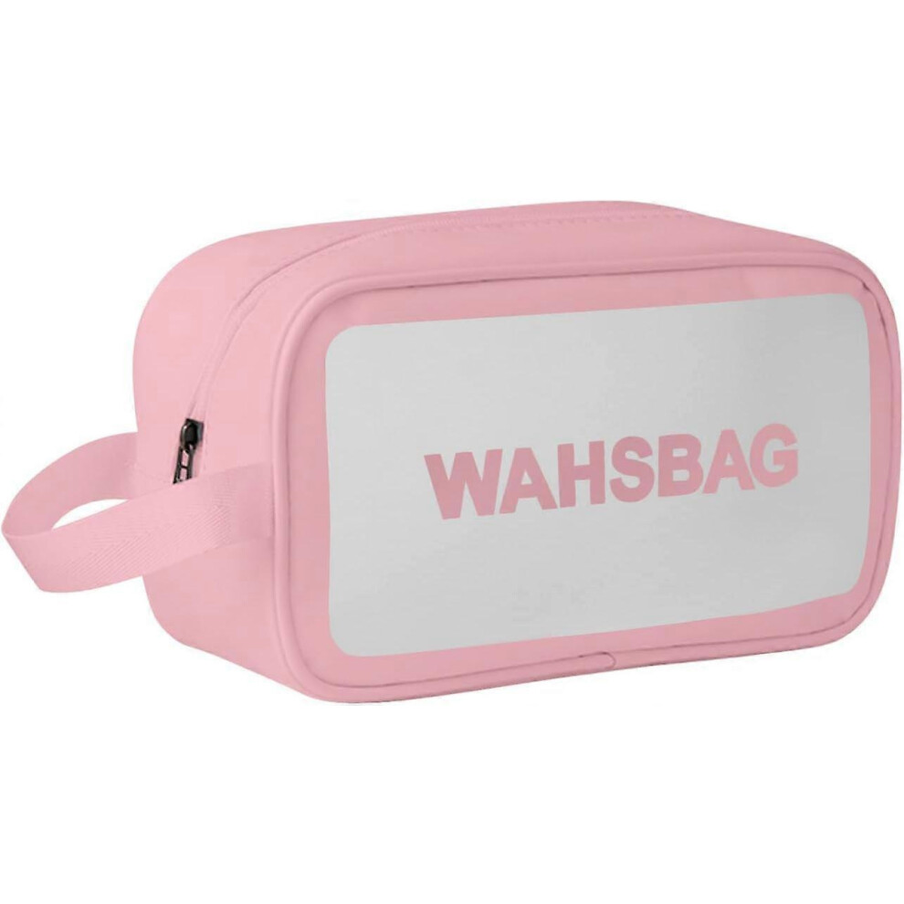Clear PVC Hanging Toiletry Bag Travel Makeup Organizer Waterproof Wash Bag