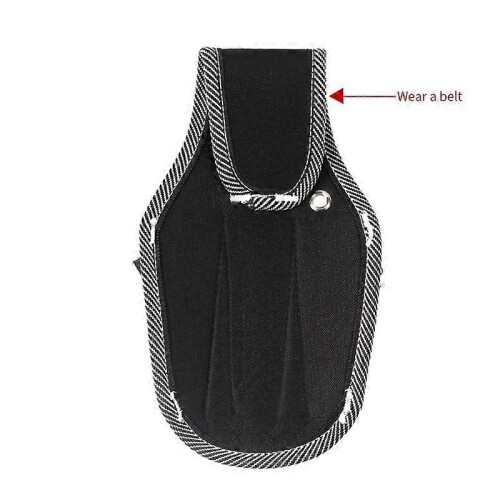 Multi-Purpose Tool Pouch 2-Pack, Belt-Mounted Hardware Storage Bag, Black 1