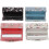4PCS Embroidered Lipstick Storage Box, Makeup Organizer Bag (Black/White/Blue/Pink) 4