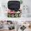 Women Felt Multi-Pocket Cosmetic Organizer Insert Bag for Handbag 5