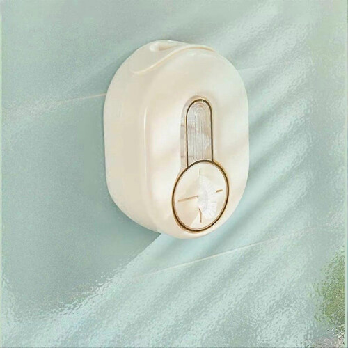 White Wall-Mounted Dustproof Storage Bag, Waterproof Pull-Out Kitchen Container 1