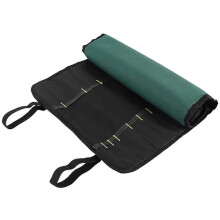 Grüne und schwarze Kosmetiktasche mit Laser-Design, tragbarer Make-up-Beutel und Toilettenartikel-Organizer für Veranstaltungen