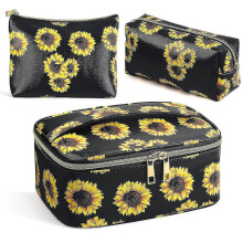 Women Felt Multi-Pocket Cosmetic Organizer Insert Bag for Handbag