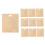 Beauty case da viaggio pieghevole marrone con forma geometrica (#02) 1