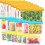 Double Layer PU Leather Waterproof Makeup Bag, White Travel Toiletry Organizer 1