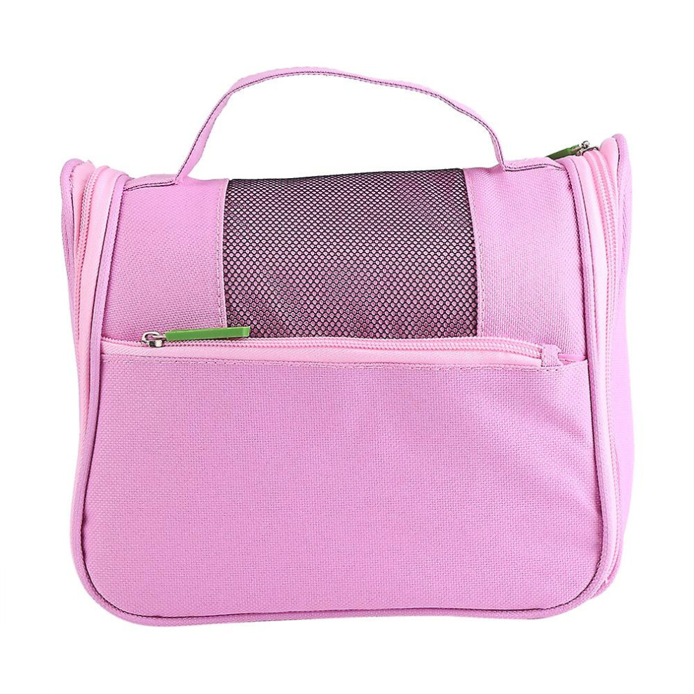 Beige Waterproof Toiletry Bag, Large Multifunctional Travel Cosmetic Organizer