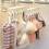 (2PcsWhite) 2Pack Multi Hook Clothes Hanger Space Saving Closet Organizer Coats Bags Scarves Hanging Dormitory Storage Organization System 1