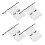 100 Clear Lash Aftercare Bags for Eyelash Extensions - White 2