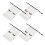 100 Clear Lash Aftercare Bags for Eyelash Extensions - White 3
