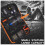 Black Orange Waterproof Tool Pouch, Small Organizer Roll Kit, Drop-Resistant 4