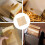 Beauty case da viaggio pieghevole marrone con forma geometrica (#02) 4