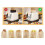 Beauty case da viaggio pieghevole marrone con forma geometrica (#02) 5